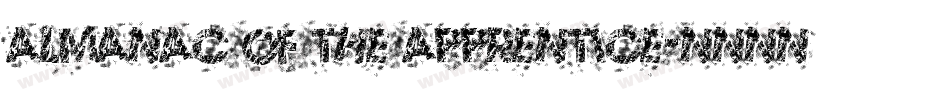 Almanac of the Apprentice字体转换